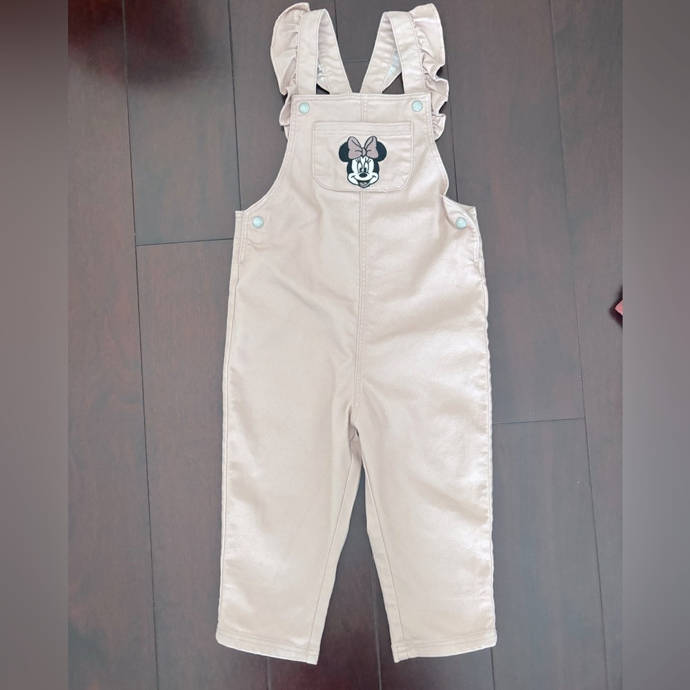 Disney Minnie Mouse Toddler Girl Overalls